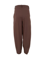 Black Colour Beate Barrel Pant Mocca