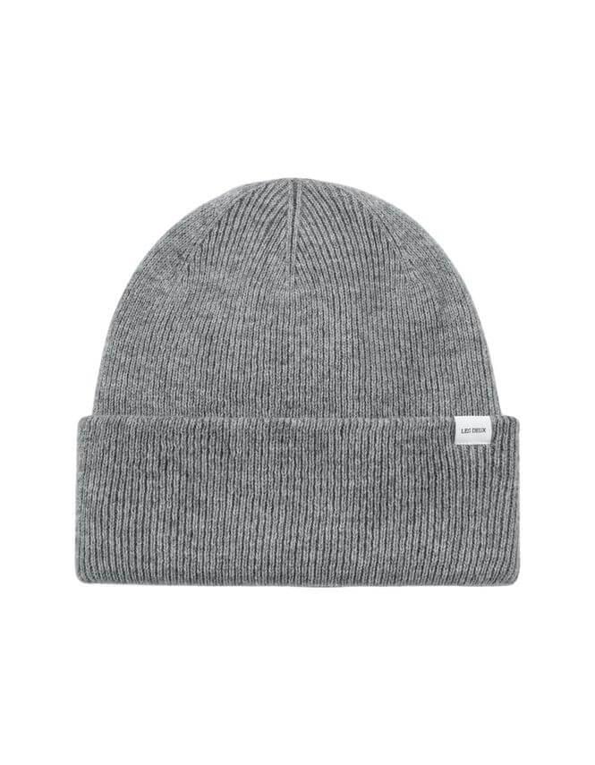 Wayne Wool Beanie Grey Melange