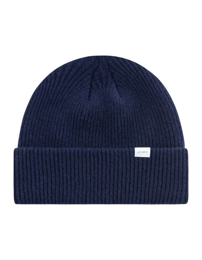Wayne Wool Beanie Dark Navy