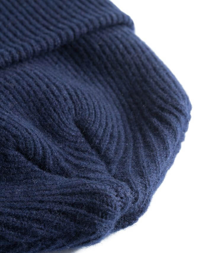 Wayne Wool Beanie Dark Navy