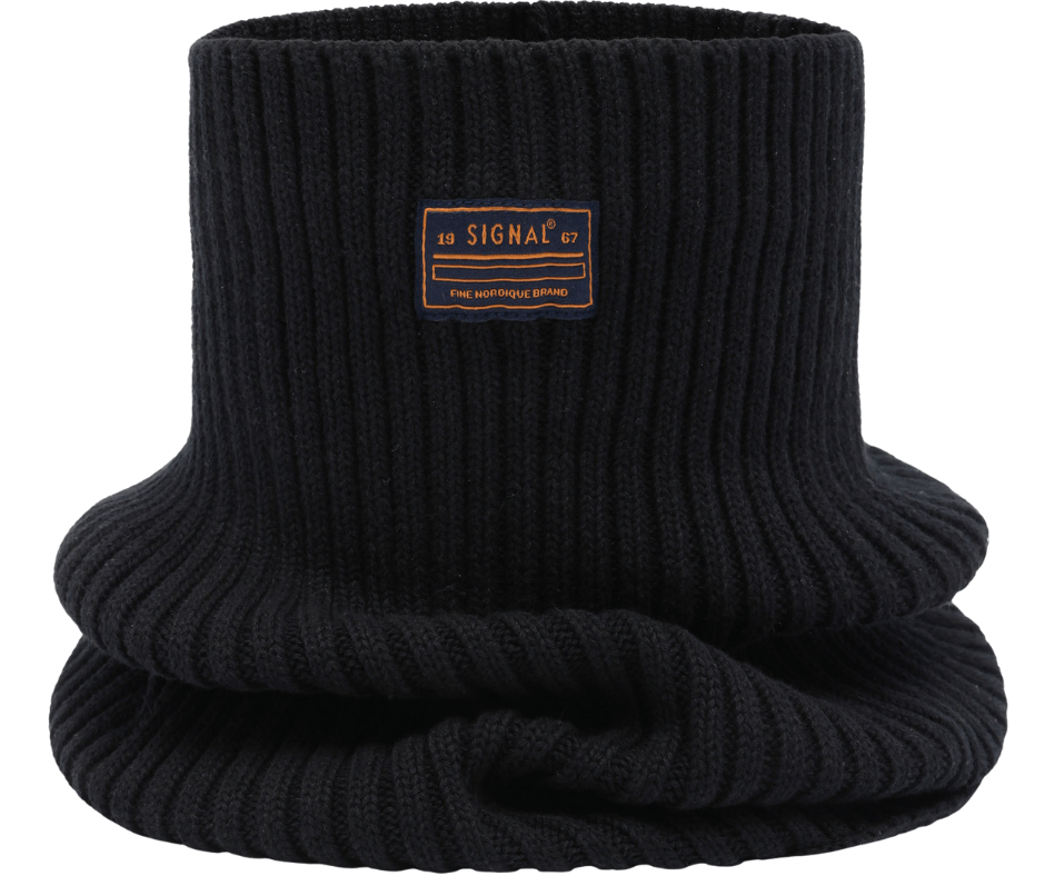 Rib Neck Tube Black