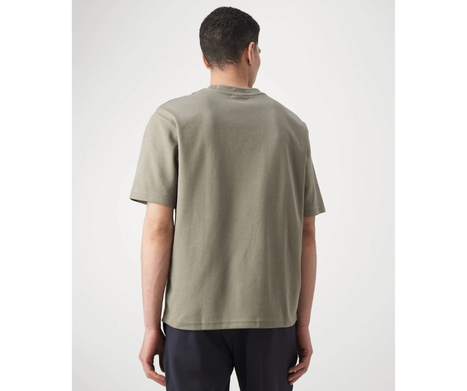 Loose Oscar Ss Oneck Tee Vetiver