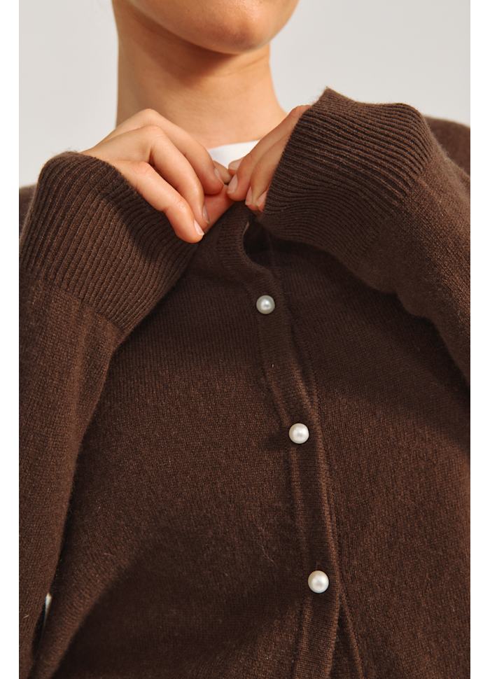 O'tay Victoria Cardigan Espresso
