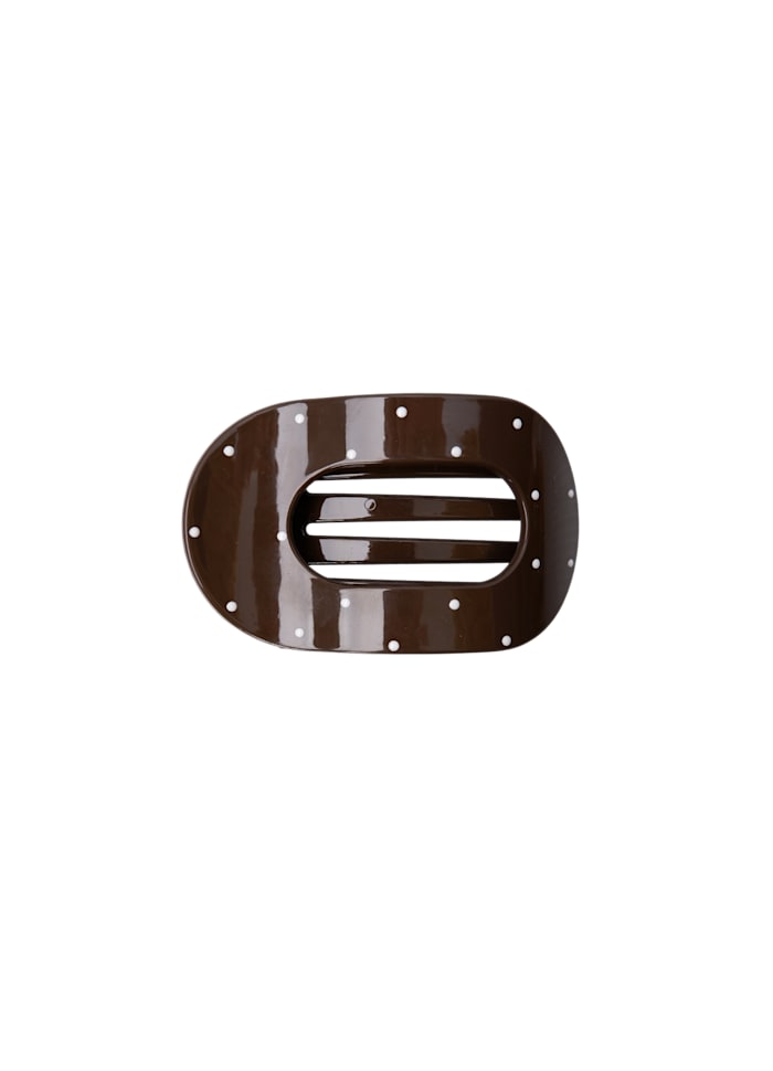 Black Colour Milla Glossy Hair Claw Espresso