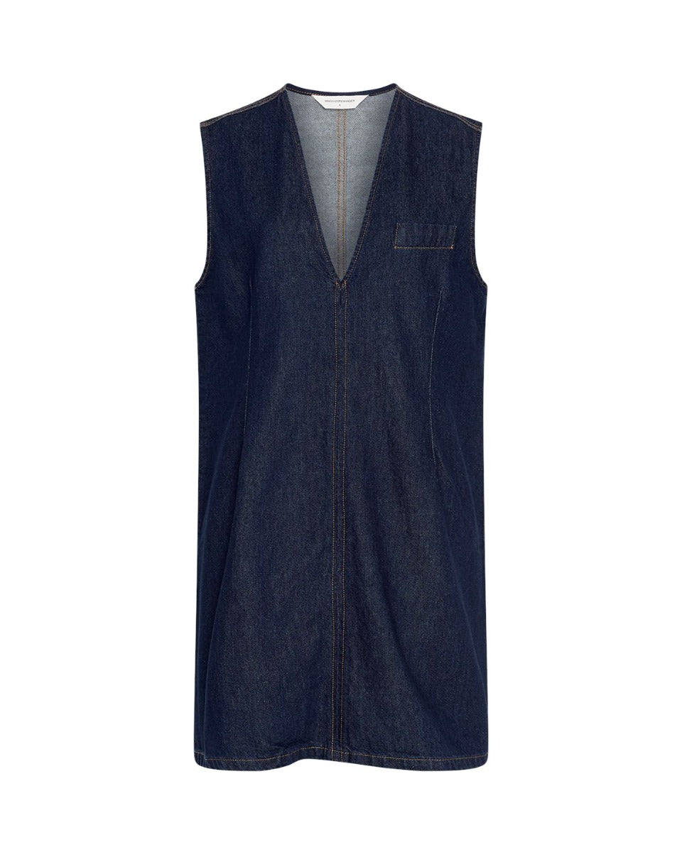 Adna Alena SL Dress Dark Blue