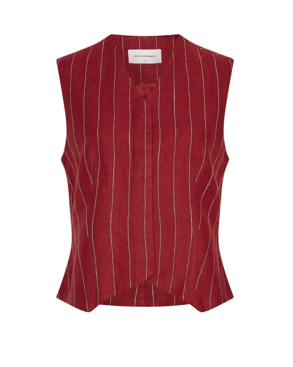 Claritte Waistcoat Rhubarb/B Sand
