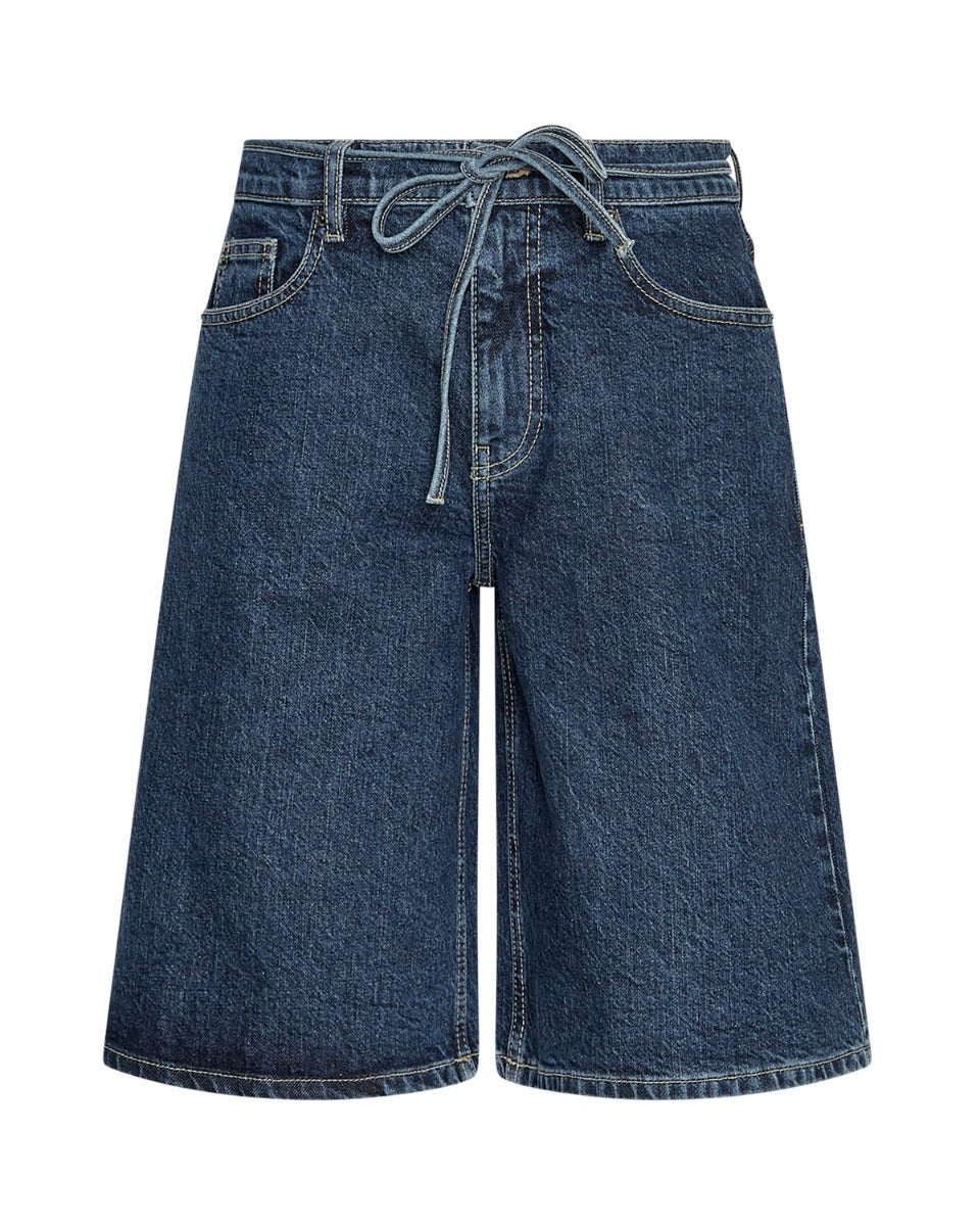 Elide Ada Denim  Shorts Dark Blue