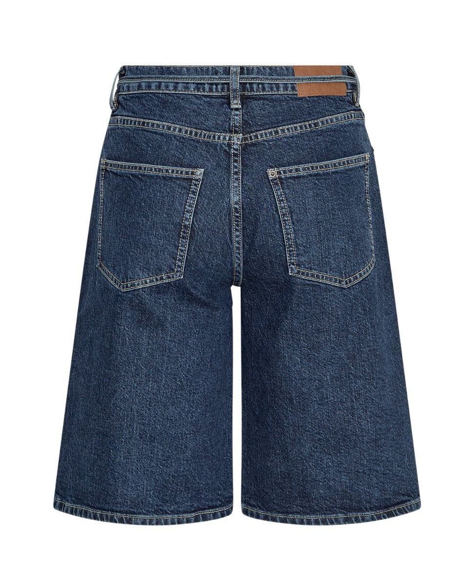 Elide Ada Denim  Shorts Dark Blue