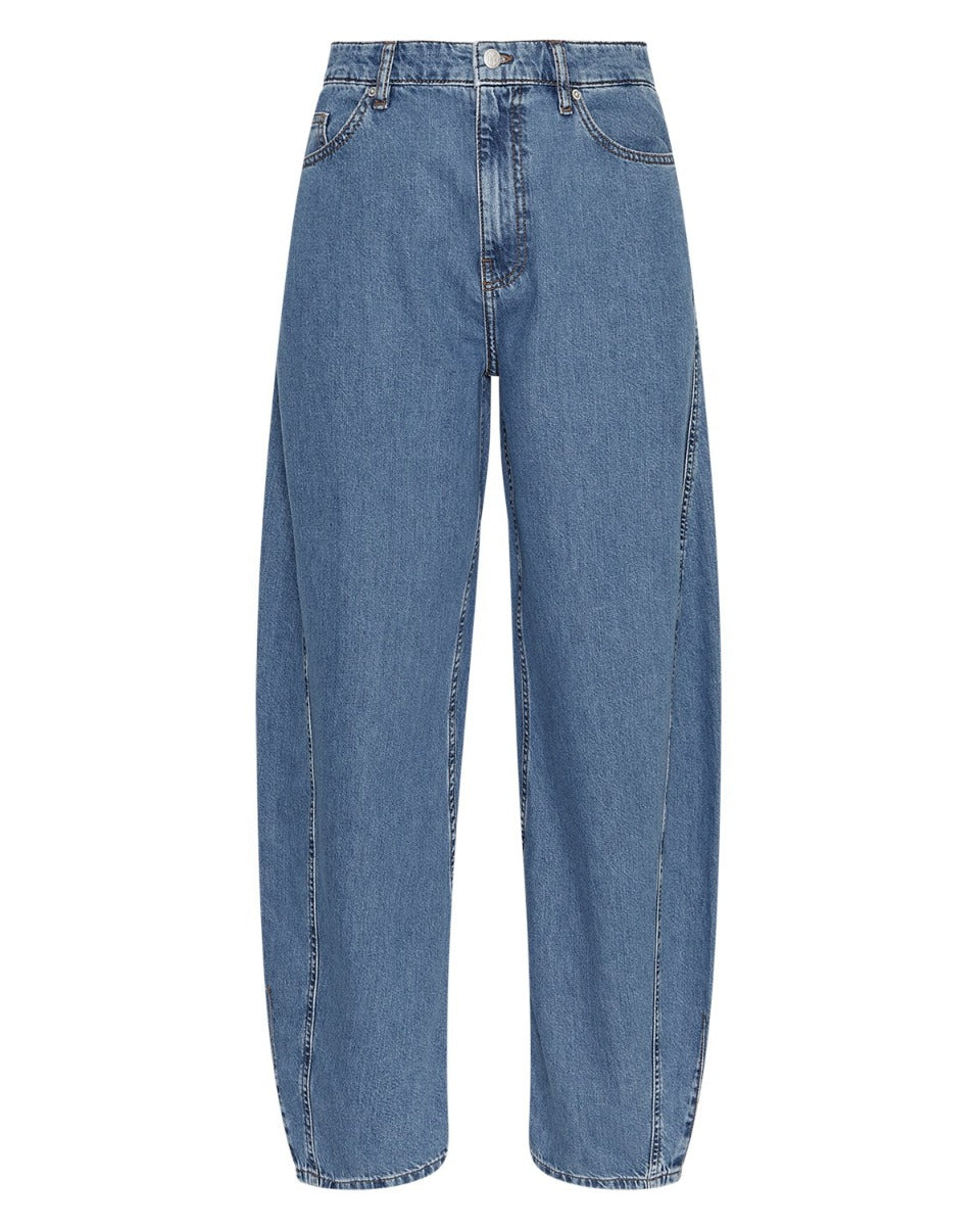 Kobane Lis Barrel Jeans Mid Blue Wash