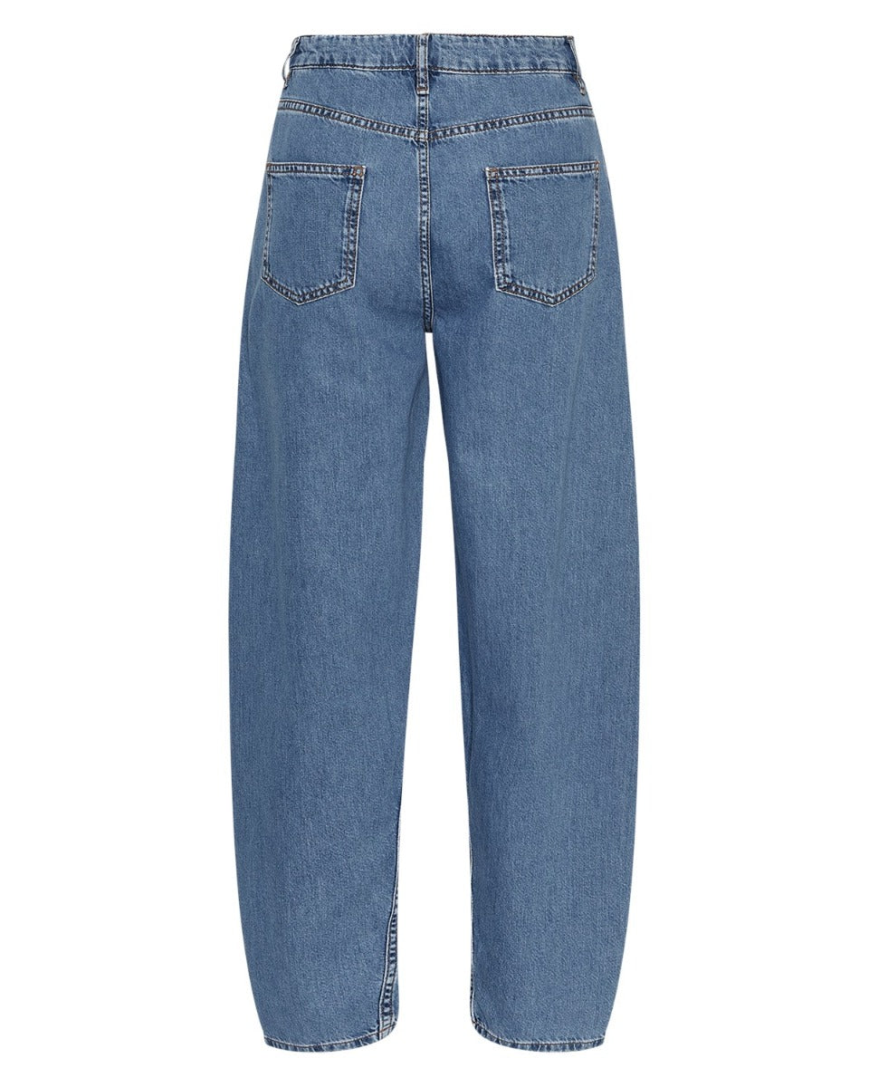 Kobane Lis Barrel Jeans Mid Blue Wash