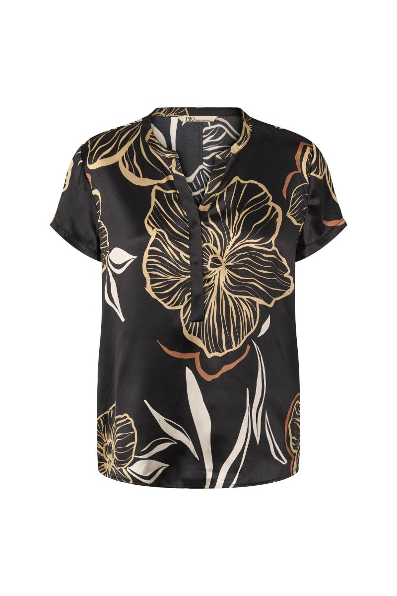 2009 Blaine Silk Top Black