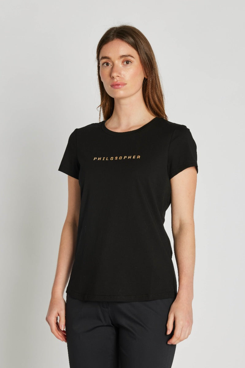 4360 Philosopher T-shirt Black