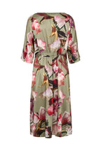 Norring Silk Dress Army Mix