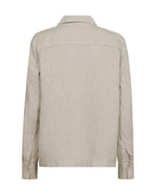 Enna Linen Pocket Blouse Cement