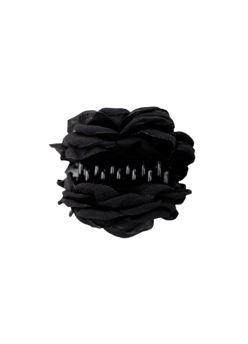 Black Colour Villa Mega Flower hair Claw Black