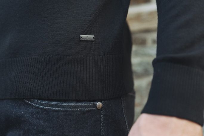 Lux Half Zip Merino 290 Navy