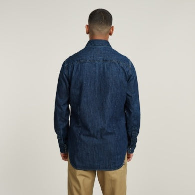 Dakota Slim shirt Denim Blue