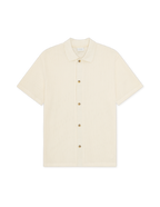 Pointelle SS Shirt Eggnog White