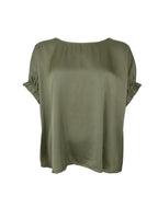 Black Colour Mabel Blouse Army