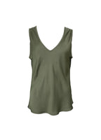 Black Colour Mabel Double V-Top Army
