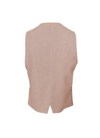Black Colour Amina Tailored Vest Latte